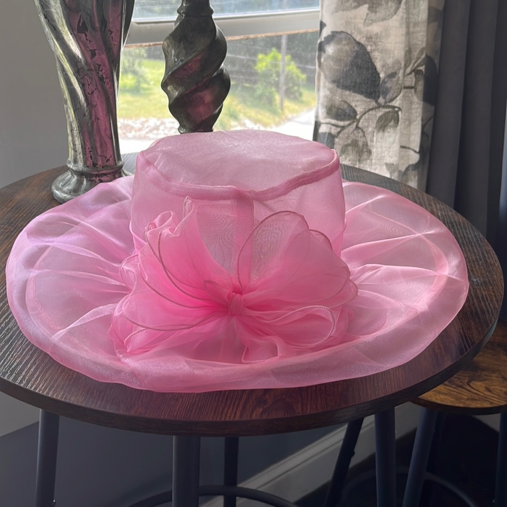 Pink Derby Hat